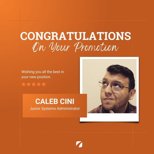 🌟 Huge congratulations to Caleb Cini on his promotion to Junior Systems Administrator! We’re so proud to see your growth and success, Caleb. Your dedication has made a real impact, and we can’t wait to see where this next chapter takes you! 🎉

#EtnaInteractive #CareerGrowth #WorkSuccess #EmployeeRecognition #TeamCelebration  #TeamEtna #PromotionSuccess